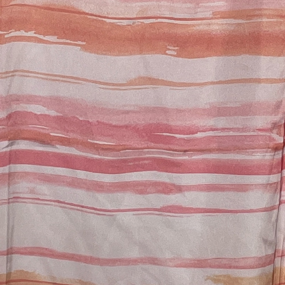 Susan Graver Printed Charmeuse Flutter-Sleeve Tun… - image 3